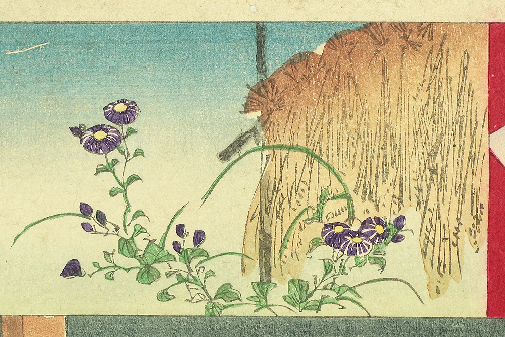 楊洲周延 YOSHU CHIKANOBU "Imayō Tōkyō Hakkei 今様東京八景 (Eight Views of Modern Tokyo)" Japanese antique art a set of 8 Original woodblock prints OW118 - Image 35