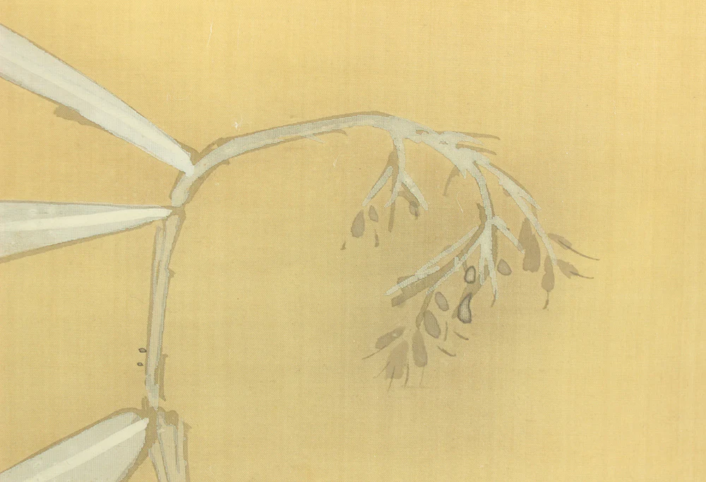 弓家恒畝 Yuge Koho (b1901) Japanese art kakejiku kakemono wall hanging scroll / Moon, Wild Geese, and Reeds with Box RD200 - Image 12