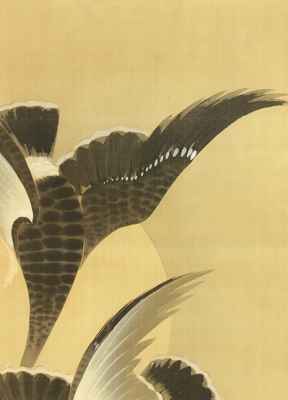 弓家恒畝 Yuge Koho (b1901) Japanese art kakejiku kakemono wall hanging scroll / Moon, Wild Geese, and Reeds with Box RD200 - Image 7