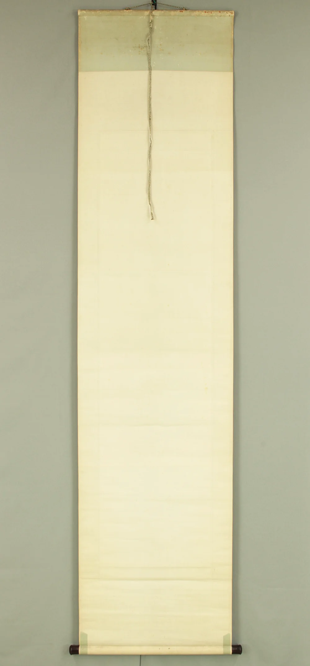 湯川松堂 Yukawa Shodo (1868-1955) Japanese art kakejiku kakemono wall hanging scroll / White Bodhidharma Daruma with Box RD476 - Image 13
