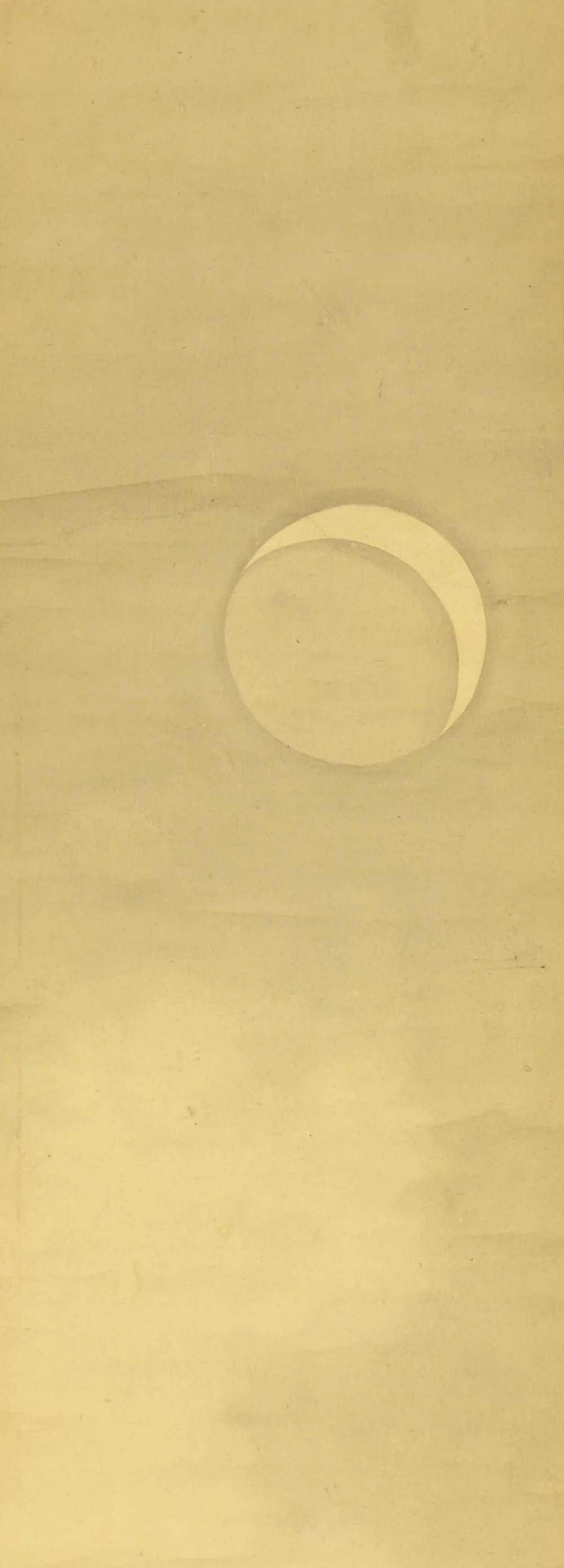 原在中 Hara Zaichu (1750-1837) Japanese antique art Paired kakejiku kakemono wall hanging scrolls / Rising Sun and Crescent Moon with Box RD203 - Image 14