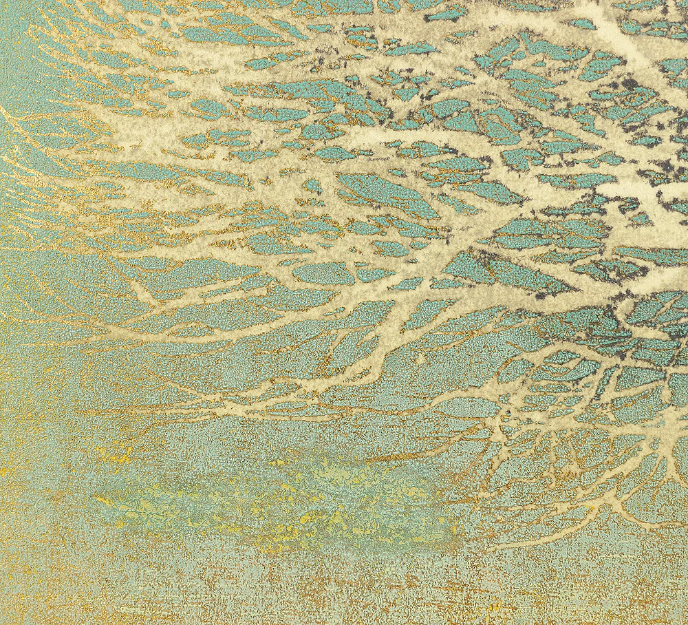 星襄一 Hoshi Joichi (1913-1979) Original woodblock print 'Soshun'「早春」(Early Spring) - 1974 NW489 - Image 15