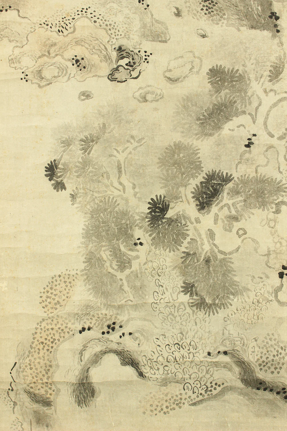 池大雅 Ike no Taiga (1723-1776) Japanese antique art kakejiku kakemono wall hanging scroll / Ink Painting Landscape of Mountains, Rivers, Sage, and His Disciple with Appraised Double Box RD122 - Image 21
