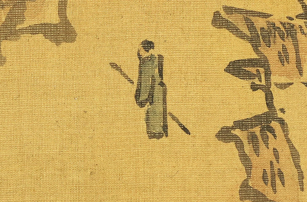 池大雅 Ike no Taiga (1723-1776) Japanese art kakejiku kakemono wall hanging scroll / Sansui Landscapes Mountains and Rivers RB967 - Image 10