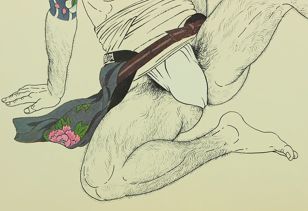 三島剛 Mishima Gō (1924-1988) Japanese art Photolithography From "Mishima Gō gashū Wakamono" 三島剛画集 若者 (Mishima Go Book of Pictures of Young Men) NW334 - Image 7