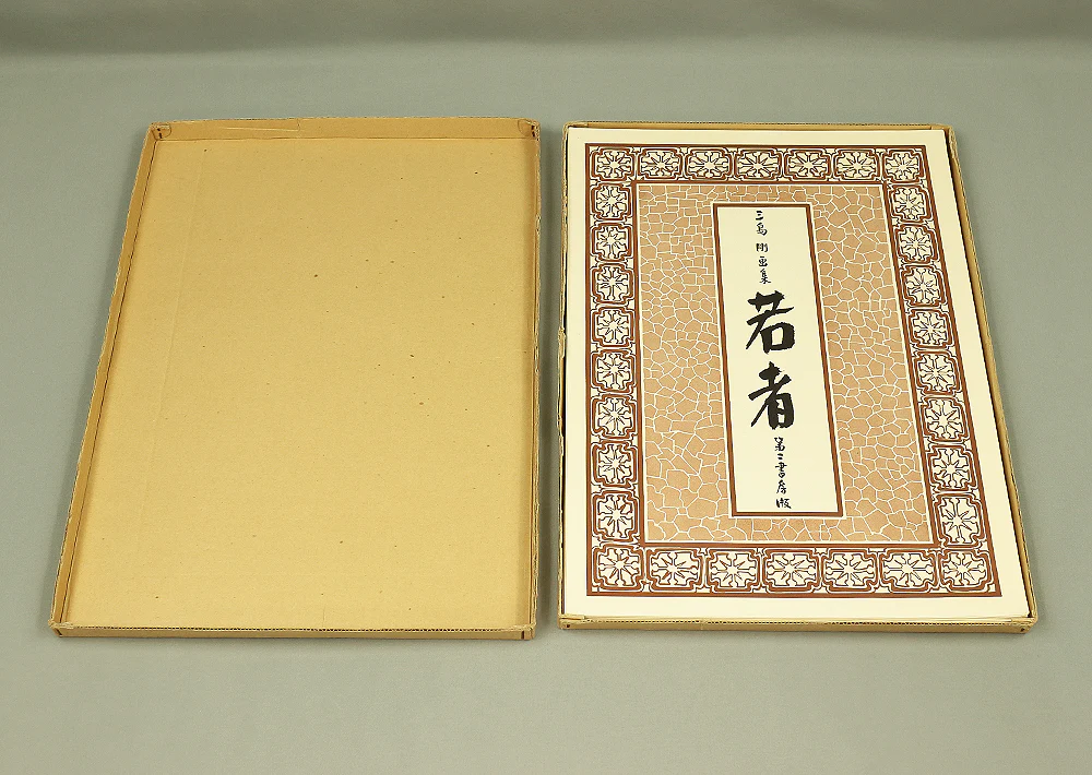 三島剛 Mishima Go (1924-1988) Japanese art Photolithography Complete Set of 24 "Mishima Gō gashū Wakamono" 三島剛画集 若者 (Mishima Go Book of Pictures of Young Men) NW433 - Image 221