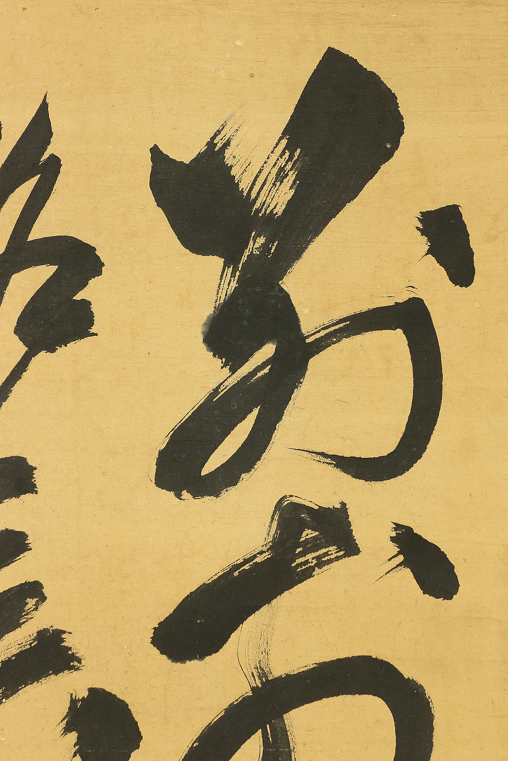 頼聿庵 Rai Itsuan (1801-1856) Japanese antique art kakejiku kakemono wall hanging scroll / Three Lines Ink Brush Calligraphy RB340 - Image 6