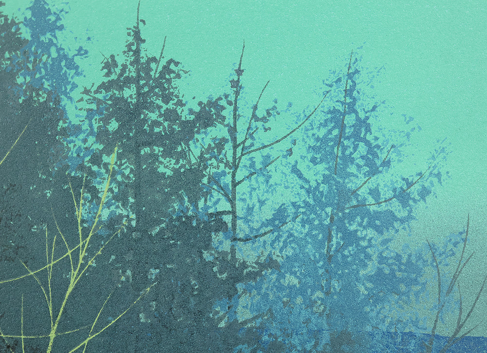 千住博 Senju Hiroshi (b1958) Original Lithograph - 'Tsuki Michiru'「月満ちる」(The Moon becomes Full) - 57/450 NW873 - Image 5