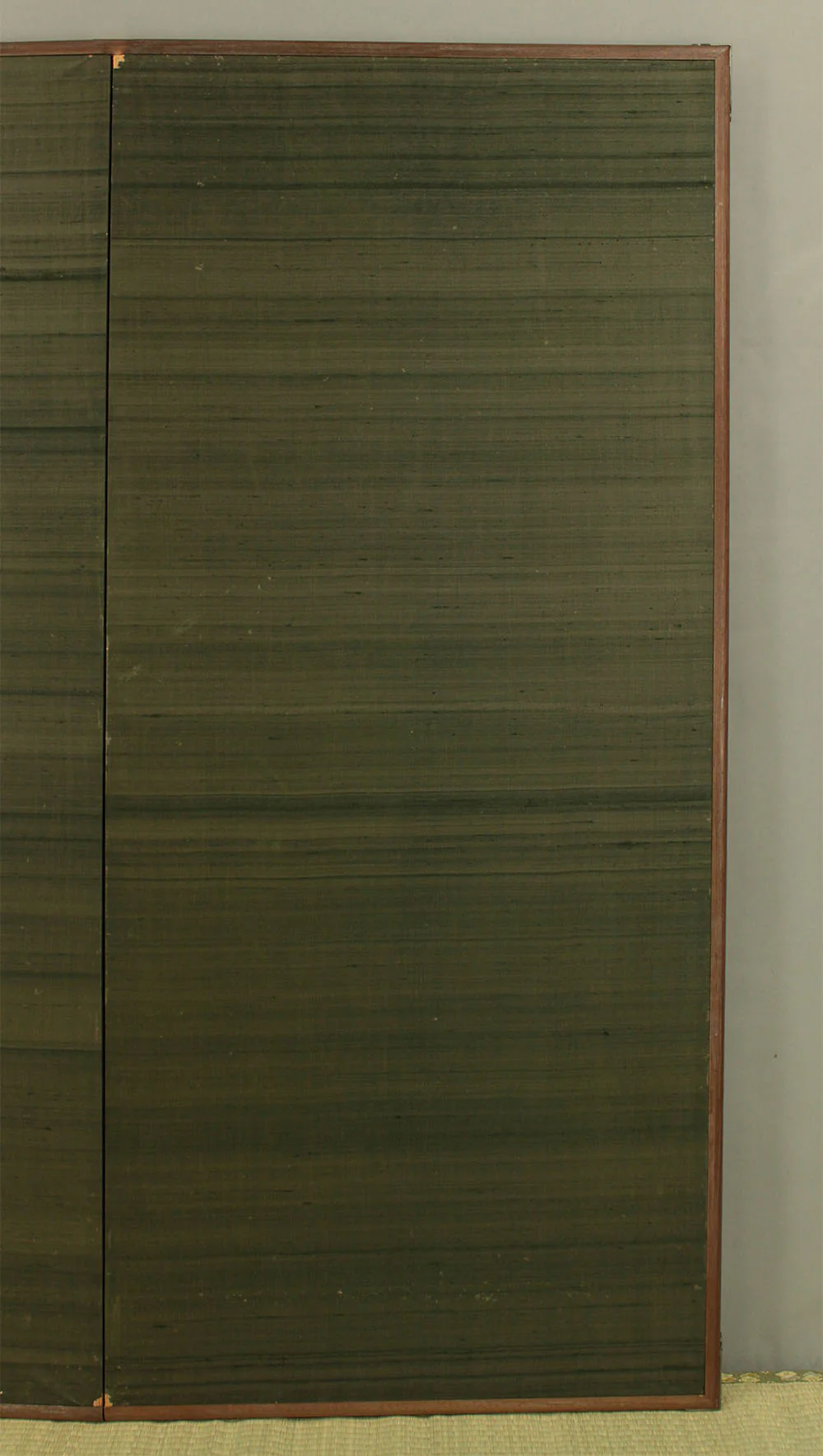 正二堂 Shojido 'Rose Flowers' A Pair of Silver Leaf Byobu Two Panels Folding Screen Byobu Room Dividers VA910 - Image 24