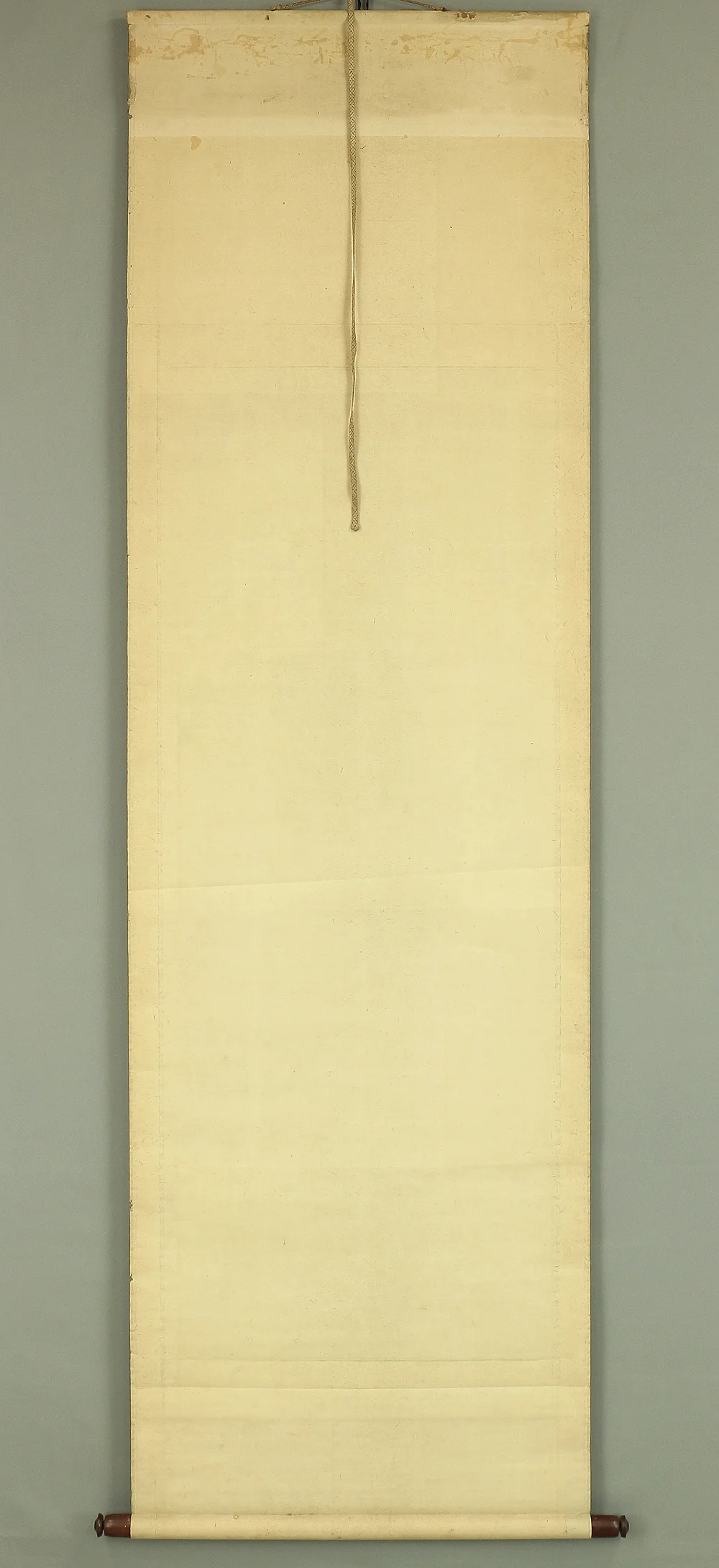 谷文晁 Tani Buncho Japanese antique art kakejiku kakemono wall hanging scroll / Raised Mountain, Person Riding on Horse, & Winter Landscape Sansui A175 - Image 14