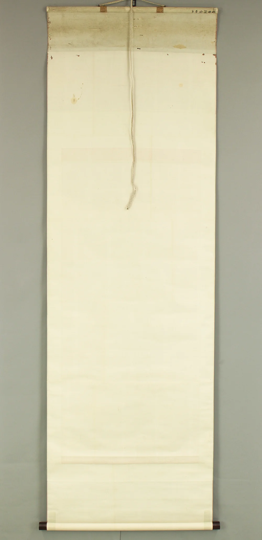 楳嶺 Bairei Japanese art kakejiku kakemono wall hanging scroll / Mountains Rivers Landscapes Suspension Bridge Hermitage RC832 - Image 12
