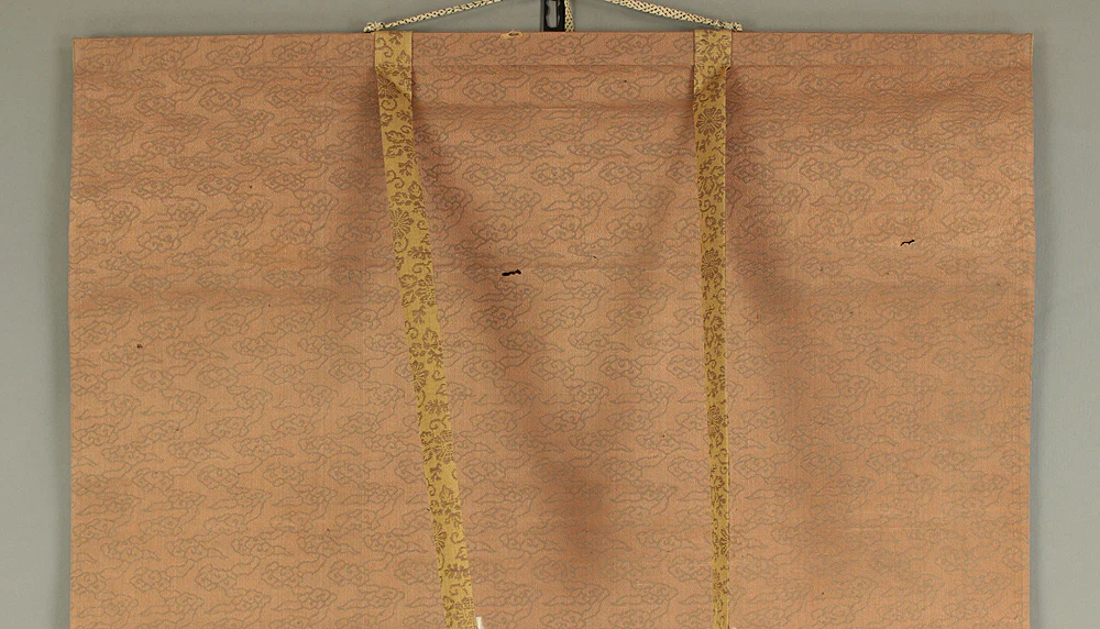 楳嶺 Bairei Japanese art kakejiku kakemono wall hanging scroll / Mountains Rivers Landscapes Suspension Bridge Hermitage RC832 - Image 3