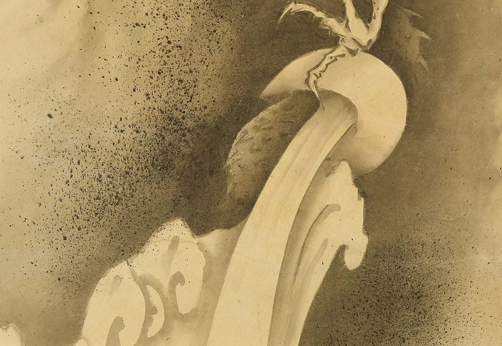 文景 Bunkei Japanese antique art kakejiku kakemono wall hanging scroll / Rising Dragon in Cloud RE947 - Image 11