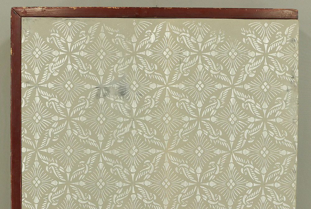 竹菊 Chikugiku Japanese Byobu Room divider 6 panels Folding screens / Kacho Flower & Bird - Birds, Ume plum, Sakura cherry, Lotus, Egret Heron, Magnolia, Chrysanthemum, Moon, Crows & Dead Tree V710 - Image 45