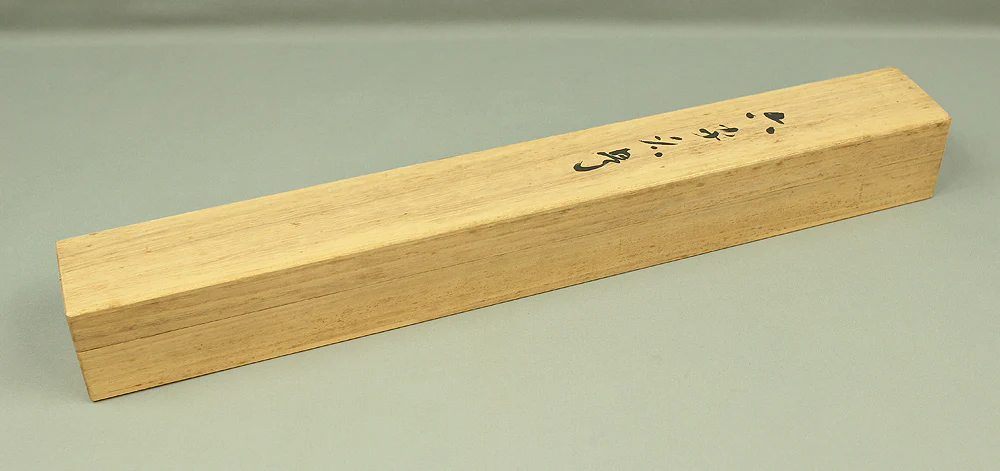 竹南 Chikunan Japanese art Buddhist Sutra kakejiku kakemono hanging scroll / 六字名号 Rokuji Myogo 南無阿弥陀仏 Namu Amida Butsu with Original Box (Tomobako) A444 - Image 11