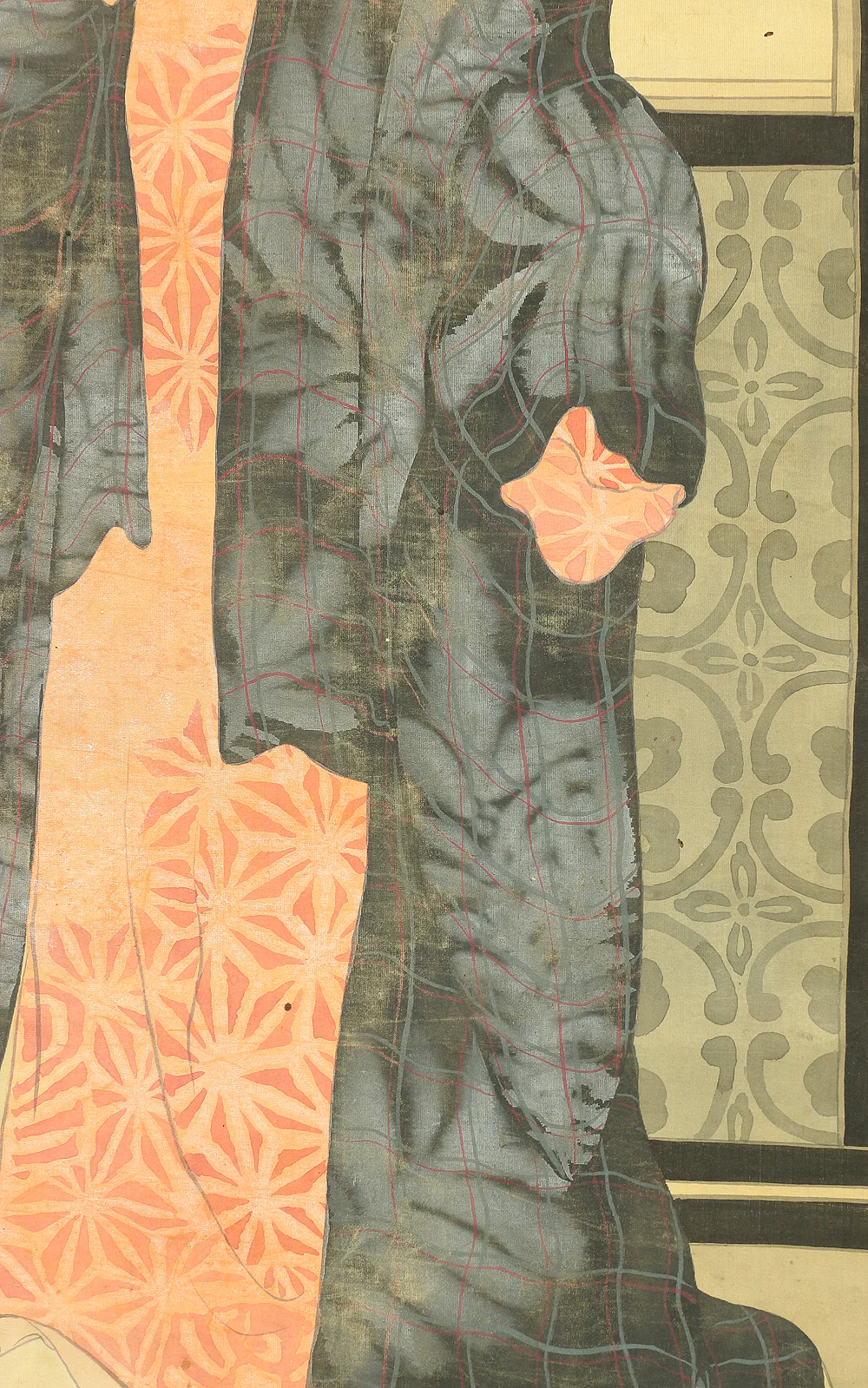 中敬 ChuKei Japanese art kakejiku kakemono wall hanging scroll / Beautiful Woman RB341 - Image 11