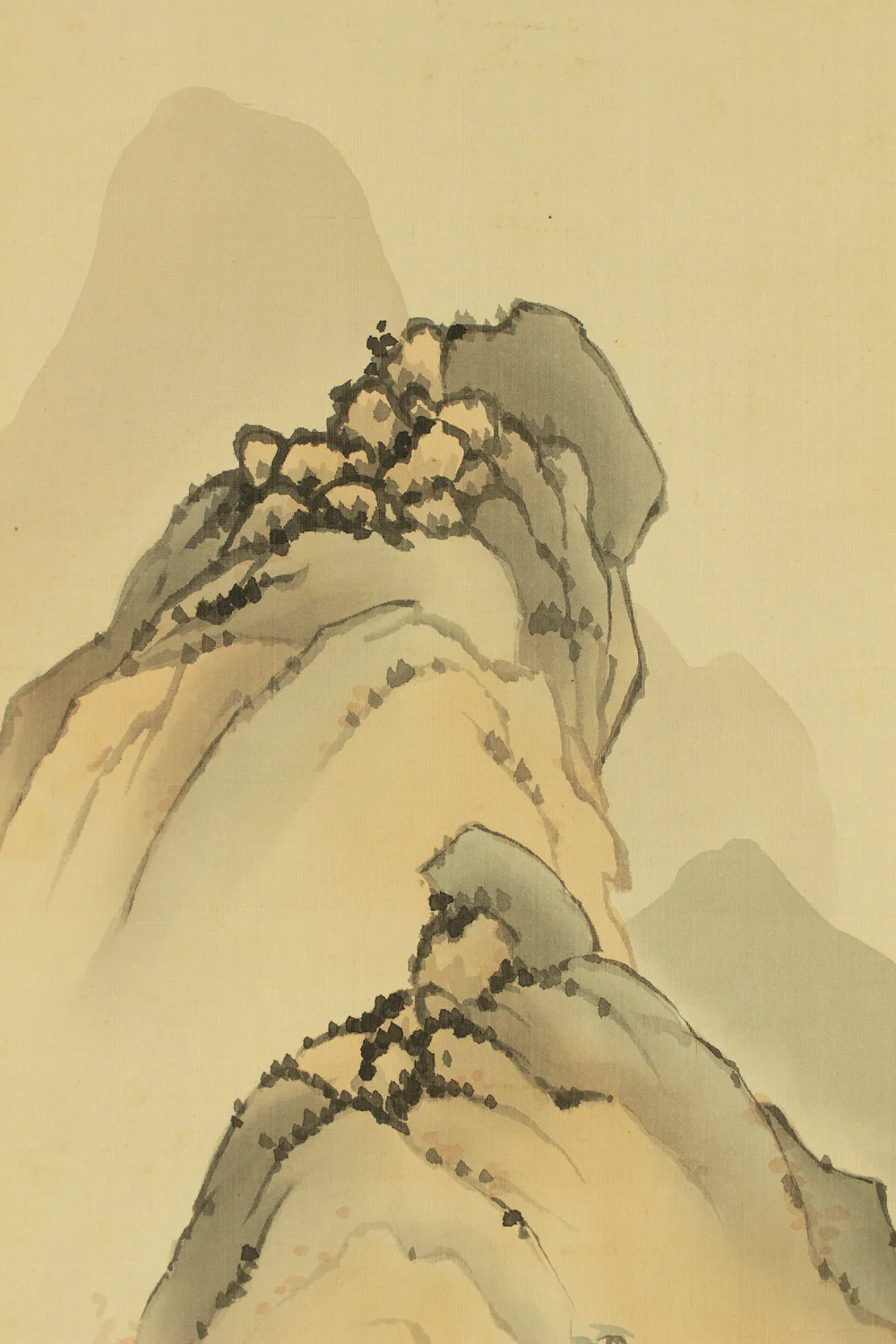 叡山 Eizan Japanese art kakejiku kakemono wall hanging scroll / Autumn Mountains Landscapes and Waterfalls with Original Box (Tomobako) RD454 - Image 6