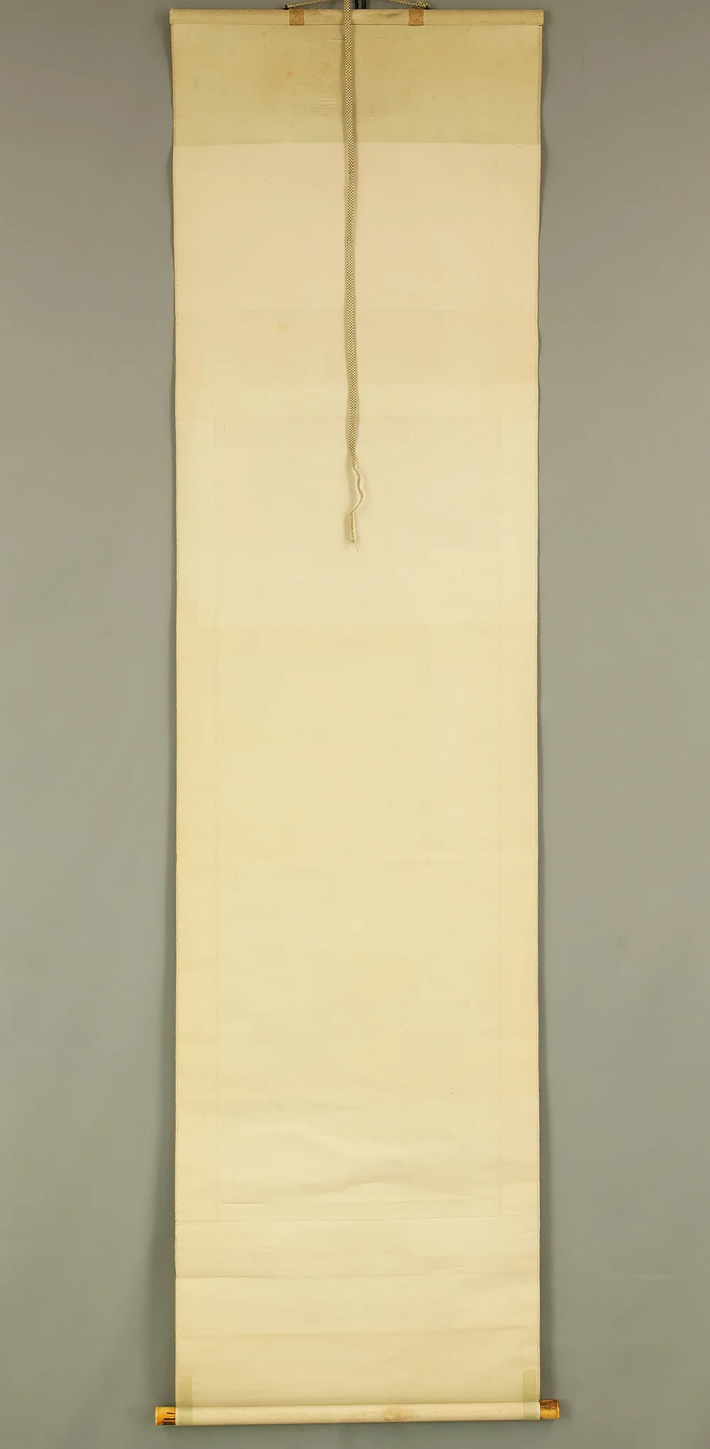 岸駒 Ganku (1749-1838) Japanese art a set of three kakejiku kakemono wall hanging scrolls / Jurojin (God of longevity), Dragon, and Tiger with Box RD815 - Image 39