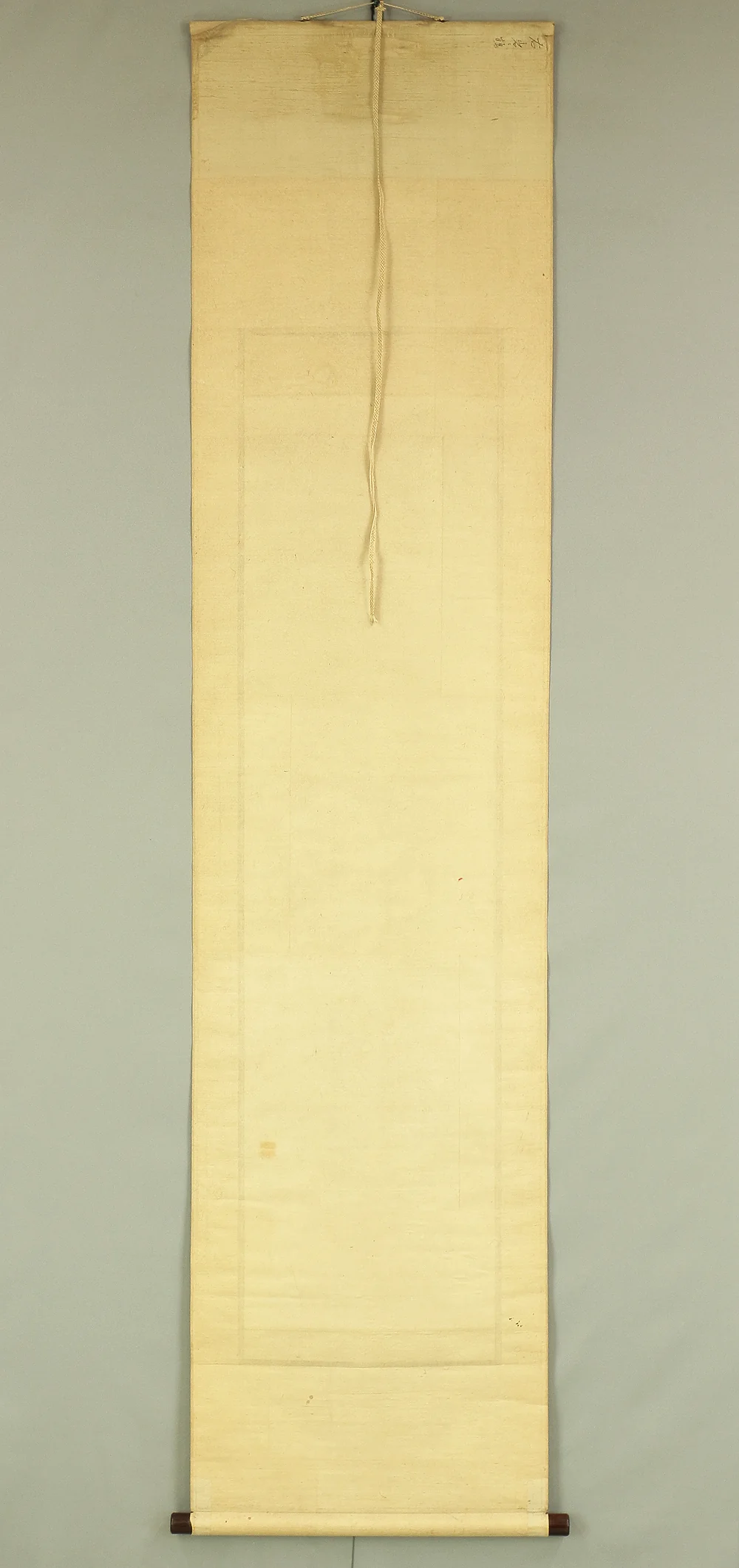 岸岱 Gantai (1782-1865) Japanese antique art Paired kakejiku kakemono wall hanging scrolls / Rising Sun Waves Cranes and Turtles with Box RB816 - Image 14