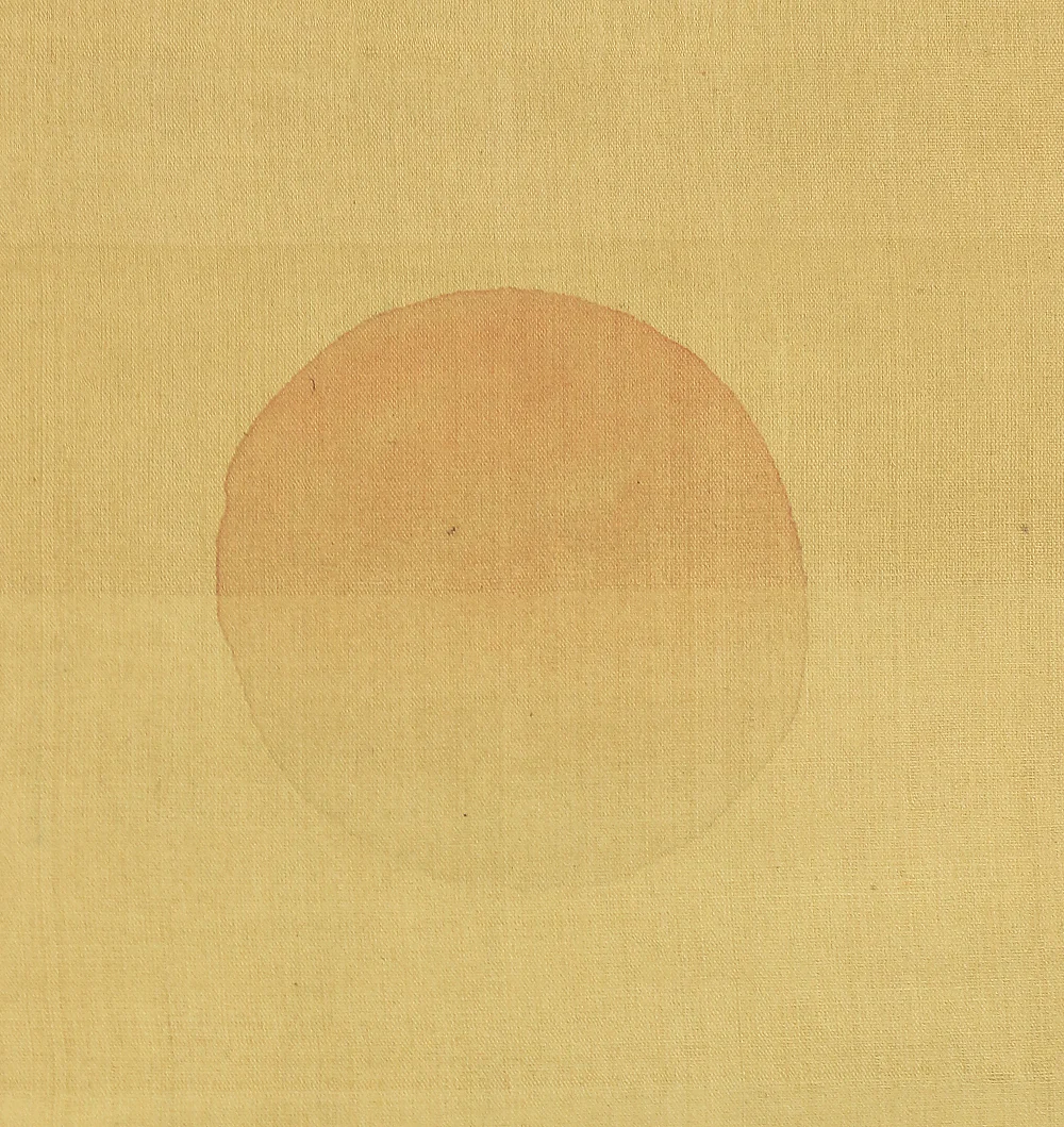 岸岱 Gantai (1782-1865) Japanese antique art Paired kakejiku kakemono wall hanging scrolls / Rising Sun Waves Cranes and Turtles with Box RB816 - Image 18