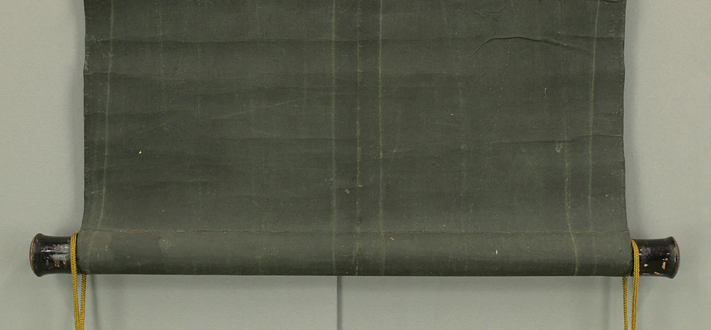 玉栄 Gyokuei Japanese antique art kakejiku kakemono wall hanging scroll / Mt. Fuji and Pine Tree with Box RC877 - Image 11