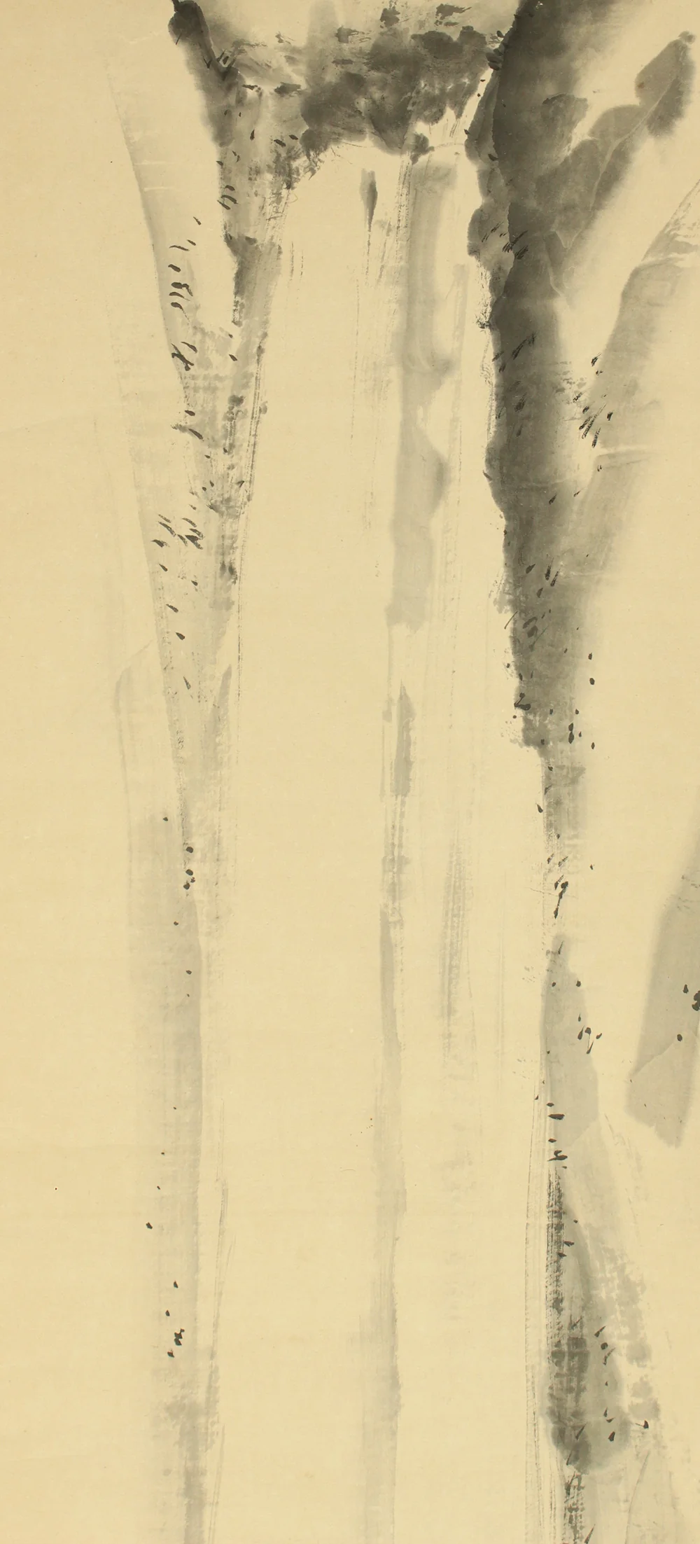法山 Hozan Japanese art kakejiku kakemono wall hanging scroll / Vigorous Waterfall RC983 - Image 4