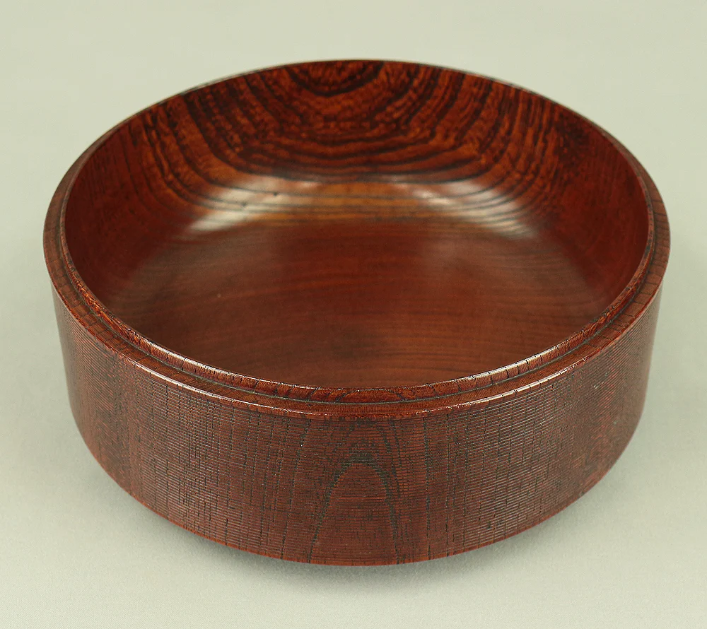 仁平 Jinbei Spiral-shaped Wooden Kashiki Confectionery Bowl VA415 - Image 19