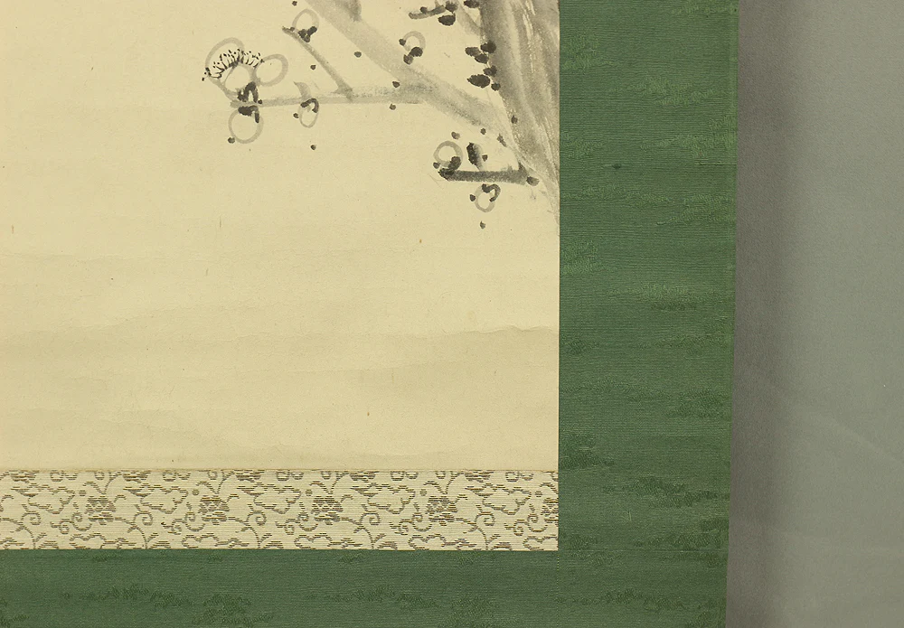 皓月 Kogetsu Japanese art kakejiku kakemono wall hanging scroll / Old White Plum Tree RC651 - Image 14