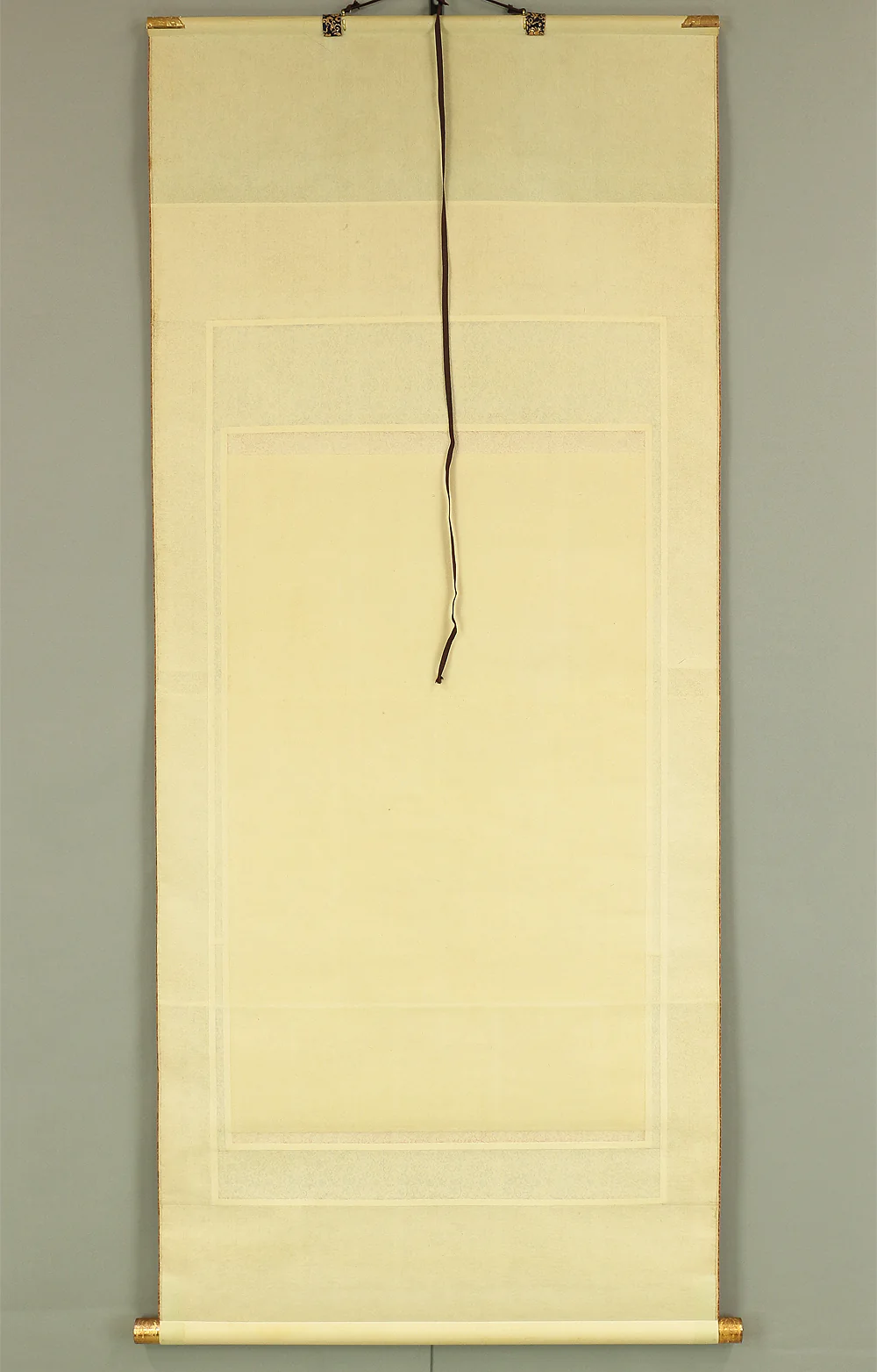 日径 Nichikei Age 1981 Japanese art Buddhist kakejiku kakemono wall hanging scroll / Nichiren Mandala Gohonzon with Original Box (Tomobako) RC750 - Image 10