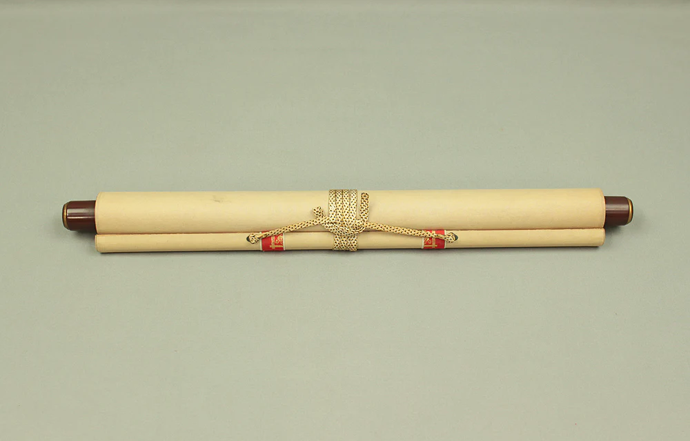日政 Nichisei Age 1822 Japanese art Buddhist kakejiku kakemono wall hanging scroll / Nichiren Mandala Gohonzon RD459 - Image 10