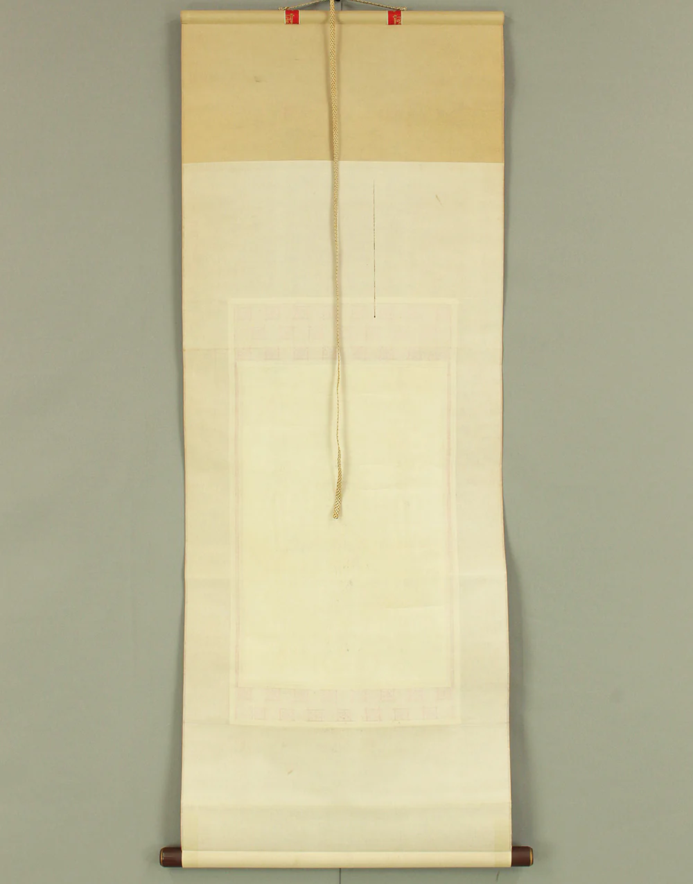 日政 Nichisei Age 1822 Japanese art Buddhist kakejiku kakemono wall hanging scroll / Nichiren Mandala Gohonzon RD459 - Image 9