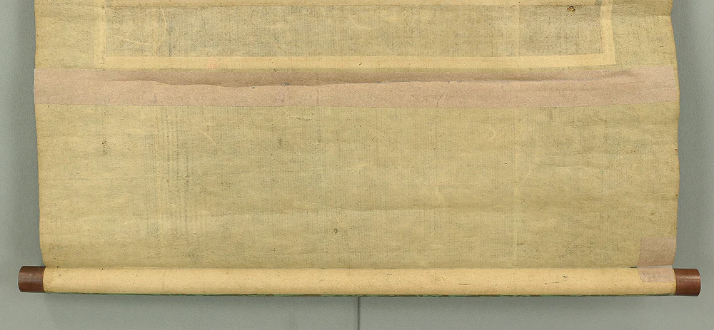 日塔 Nichito Age 1764 Japanese antique art Buddhist kakejiku kakemono wall hanging scroll / Nichiren Mandala Gohonzon A958 - Image 13
