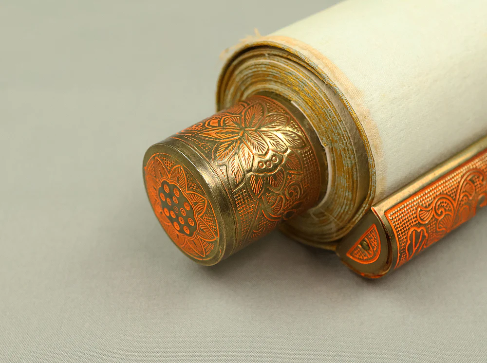 日雄 Nichiyu Age 1976 Japanese art Buddhist kakejiku kakemono wall hanging scroll / Nichiren Mandala Gohonzon RE212 - Image 12