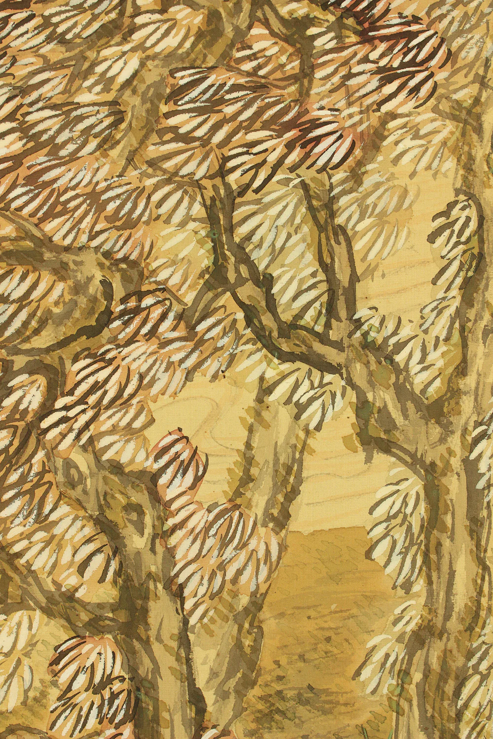 小癡拙草 Shochi Sesso Japanese art kakejiku kakemono wall hanging scroll / Sansui Landscapes Moment's Rest in Shade of Tree with Original Box (Tomobako) RD124 - Image 10