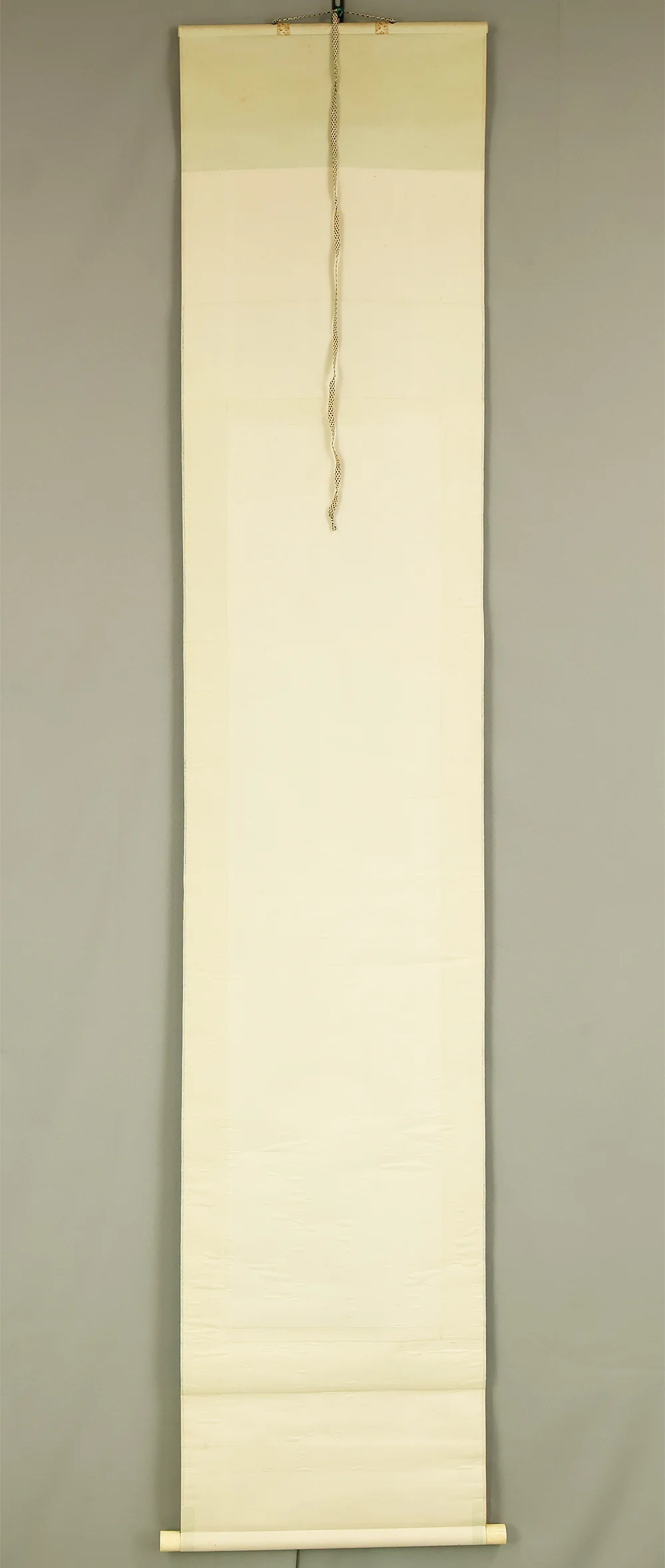 雪庵 Setsuan Japanese art Kakejiku Kakemono wall Hanging Scroll / Fisherman Returning Under Autumn Moonlit Night with Original Box (Tomobako) RE247 - Image 16