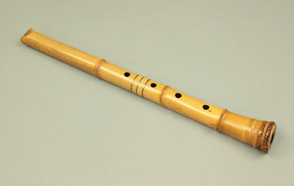 尺八 Shakuhachi Bamboo 琴古流 Kinko-ryu school "隆峰 Ryuho" Japanese Traditional Instrument wind flute S274 - Image 3