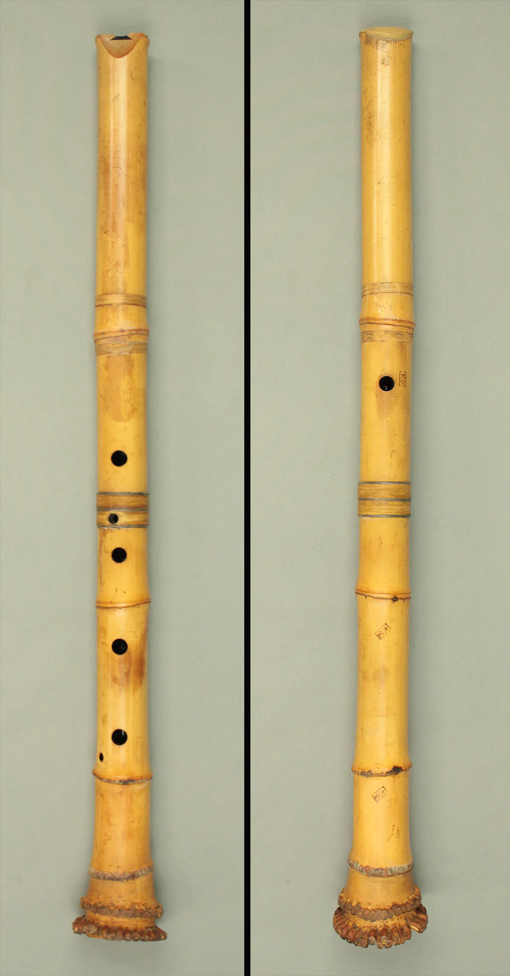 尺八 Shakuhachi Bamboo 琴古流 Kinko-ryu school "大宝 Taiho" Japanese Traditional Instrument wind flute S277 - Image 4