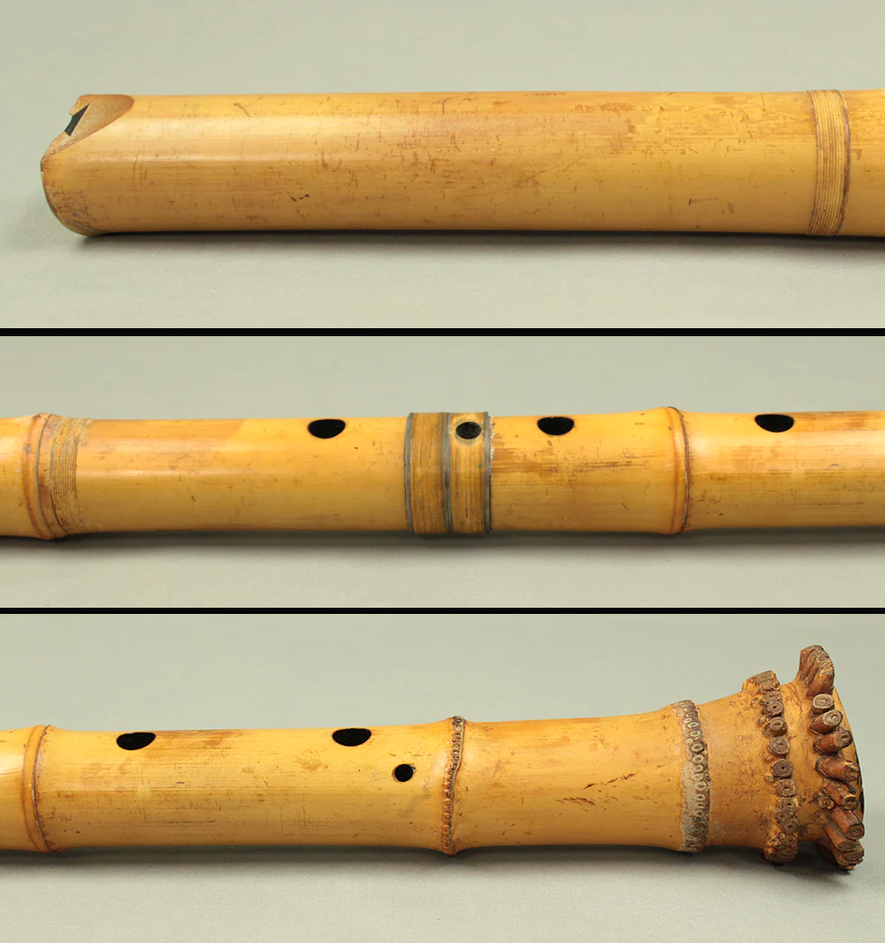 尺八 Shakuhachi Bamboo 琴古流 Kinko-ryu school "大宝 Taiho" Japanese Traditional Instrument wind flute S277 - Image 5