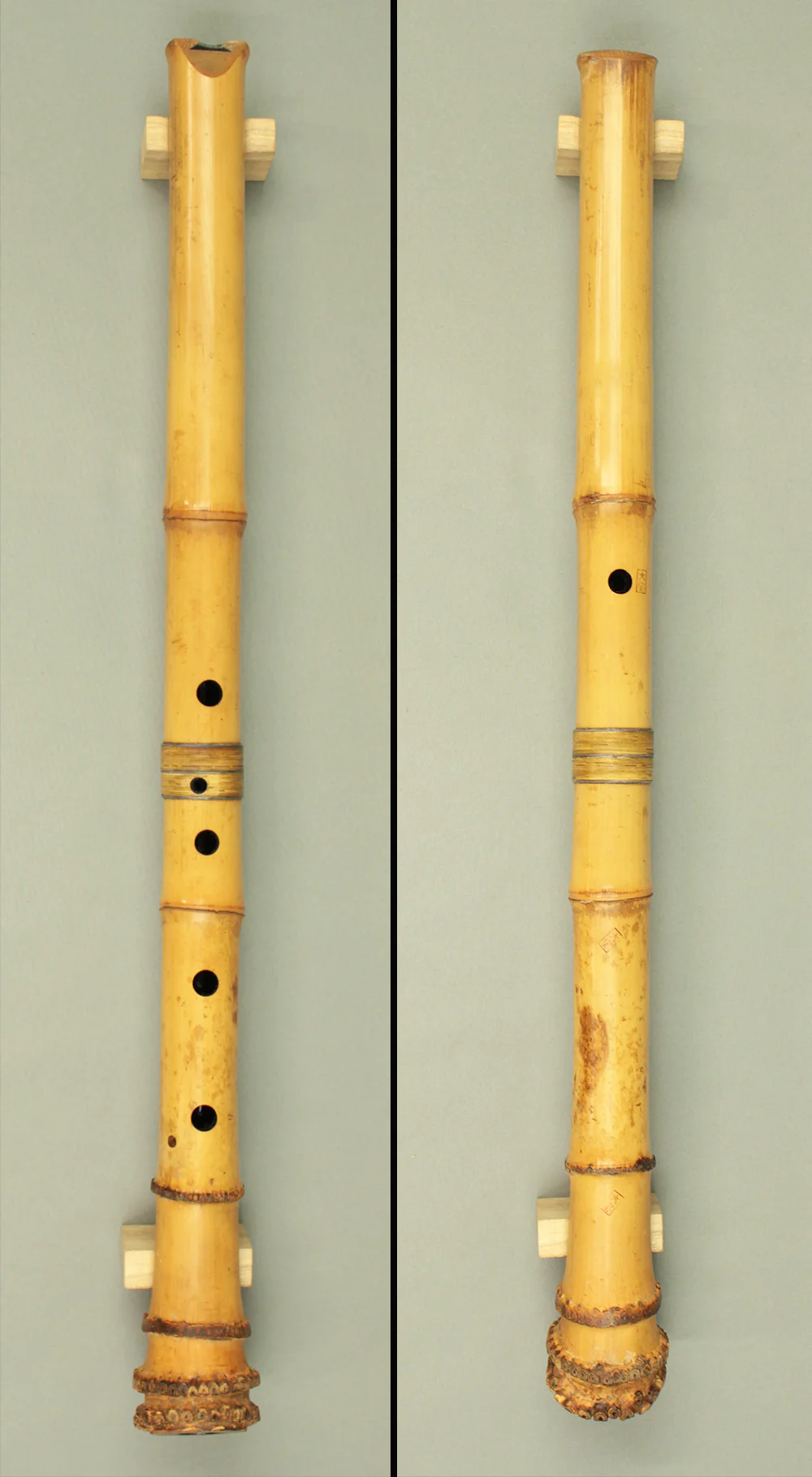 尺八 Shakuhachi Bamboo 琴古流 Kinko-ryu school "大宝 Taiho" Japanese Traditional Instrument wind flute S278 - Image 4