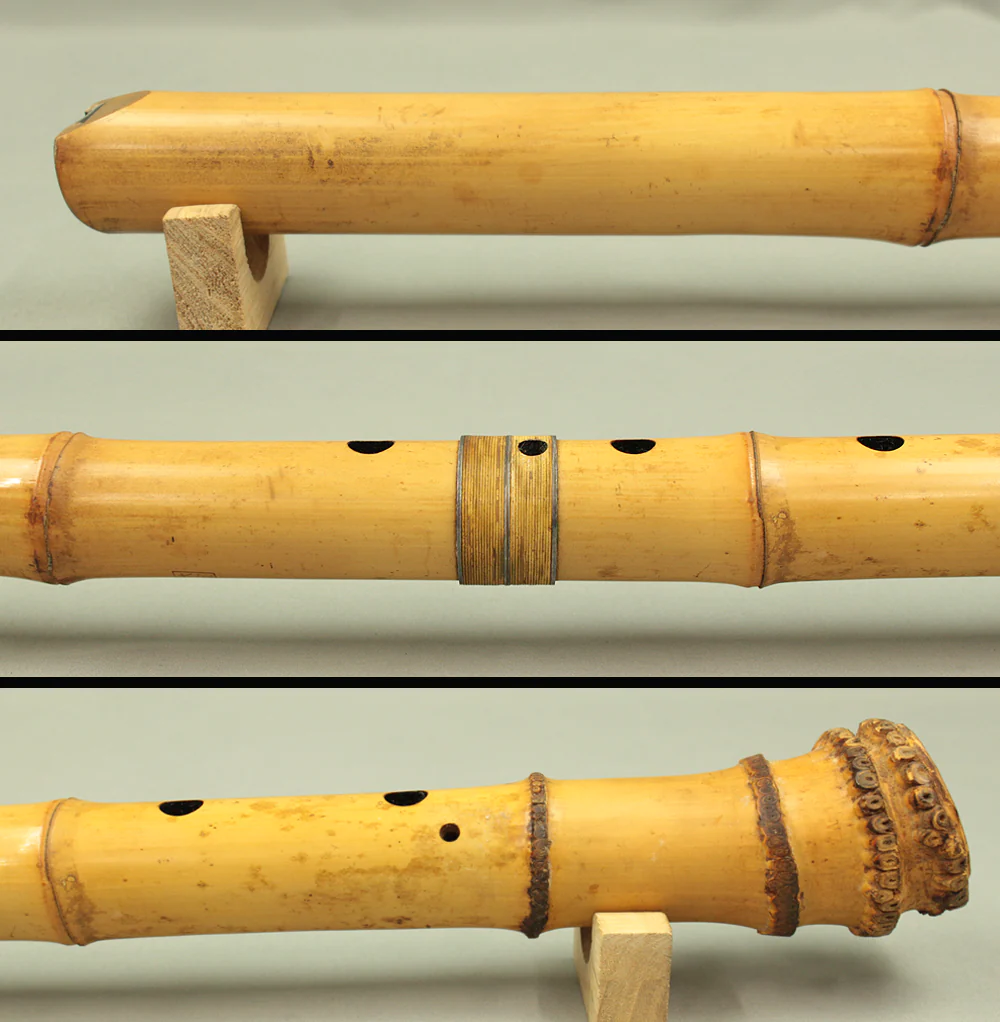 尺八 Shakuhachi Bamboo 琴古流 Kinko-ryu school "大宝 Taiho" Japanese Traditional Instrument wind flute S278 - Image 5