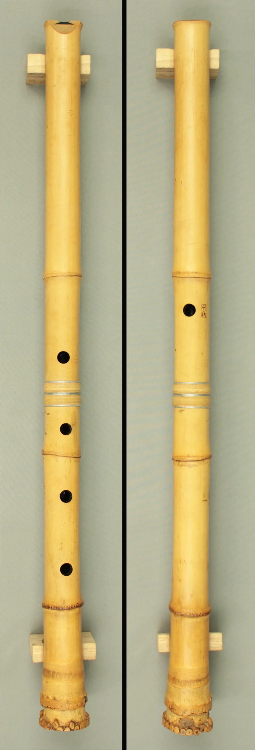 尺八 Shakuhachi Bamboo 琴古流 Kinko-ryu school "竹治 Takeharu" Japanese Traditional Instrument wind flute S272 - Image 4