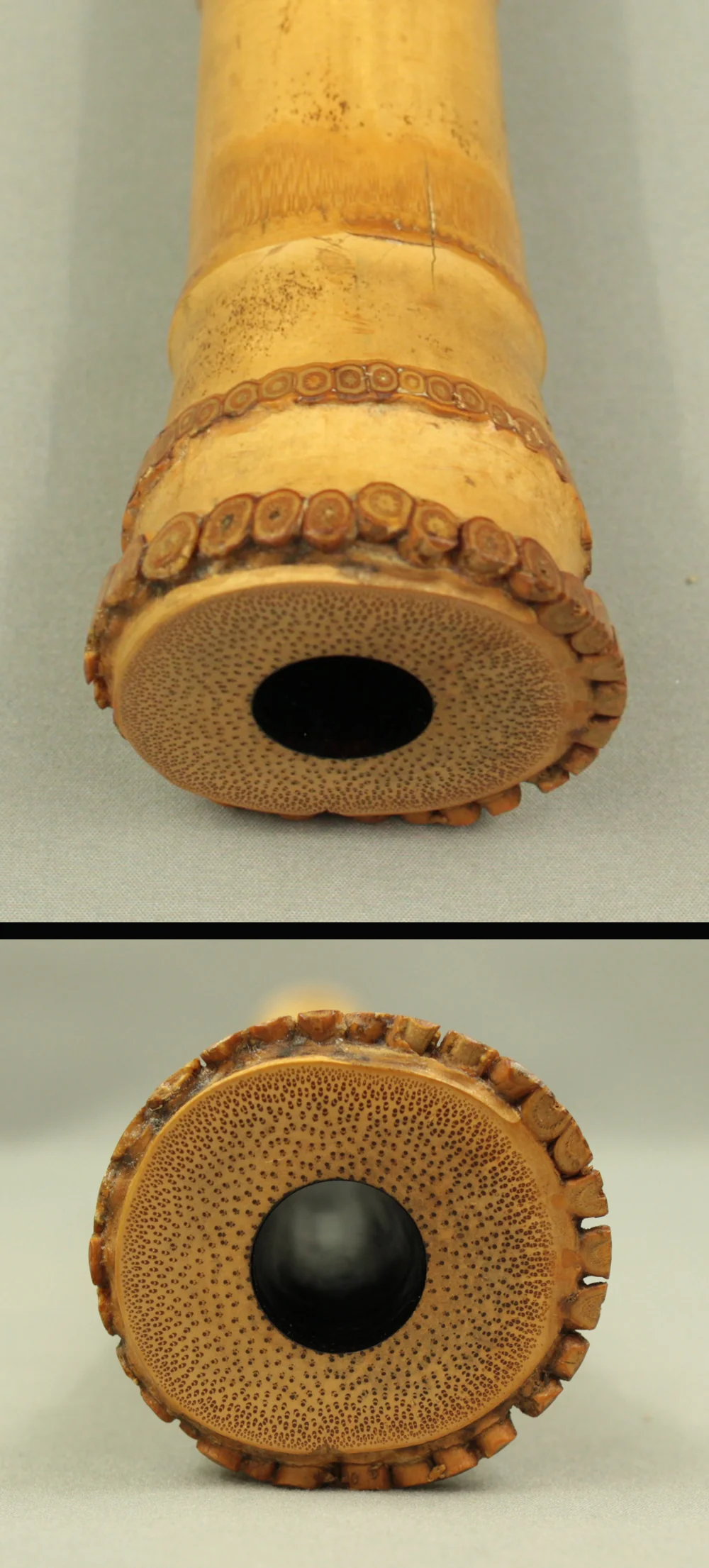尺八 Shakuhachi Bamboo 琴古流 Kinko-ryu school "竹治 Takeharu" Japanese Traditional Instrument wind flute S273 - Image 12
