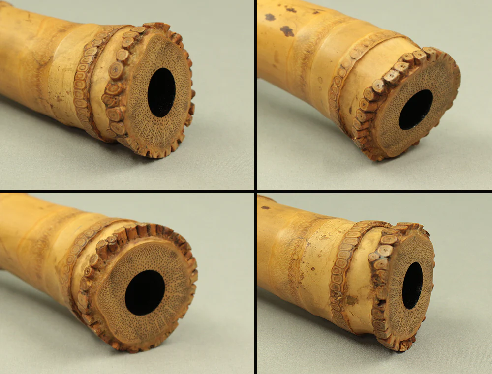 尺八 Shakuhachi Bamboo 琴古流 Kinko-ryu school "竹治 Takeharu" Japanese Traditional Instrument wind flute S275 - Image 11