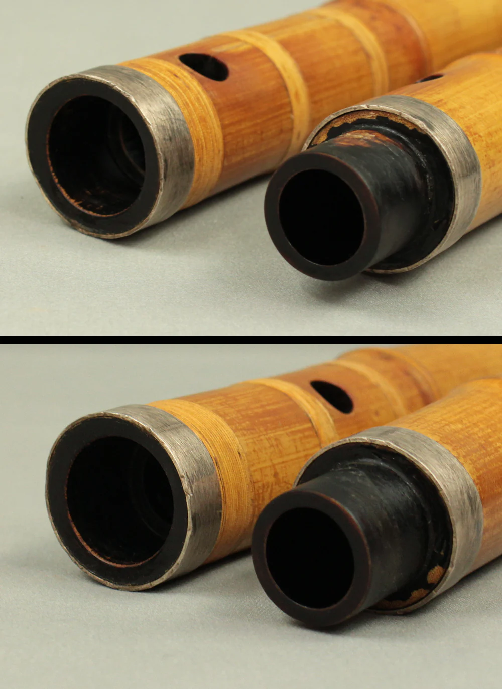 尺八 Shakuhachi Bamboo 琴古流 Kinko-ryu school "竹治 Takeharu" Japanese Traditional Instrument wind flute with Bag S269 - Image 10