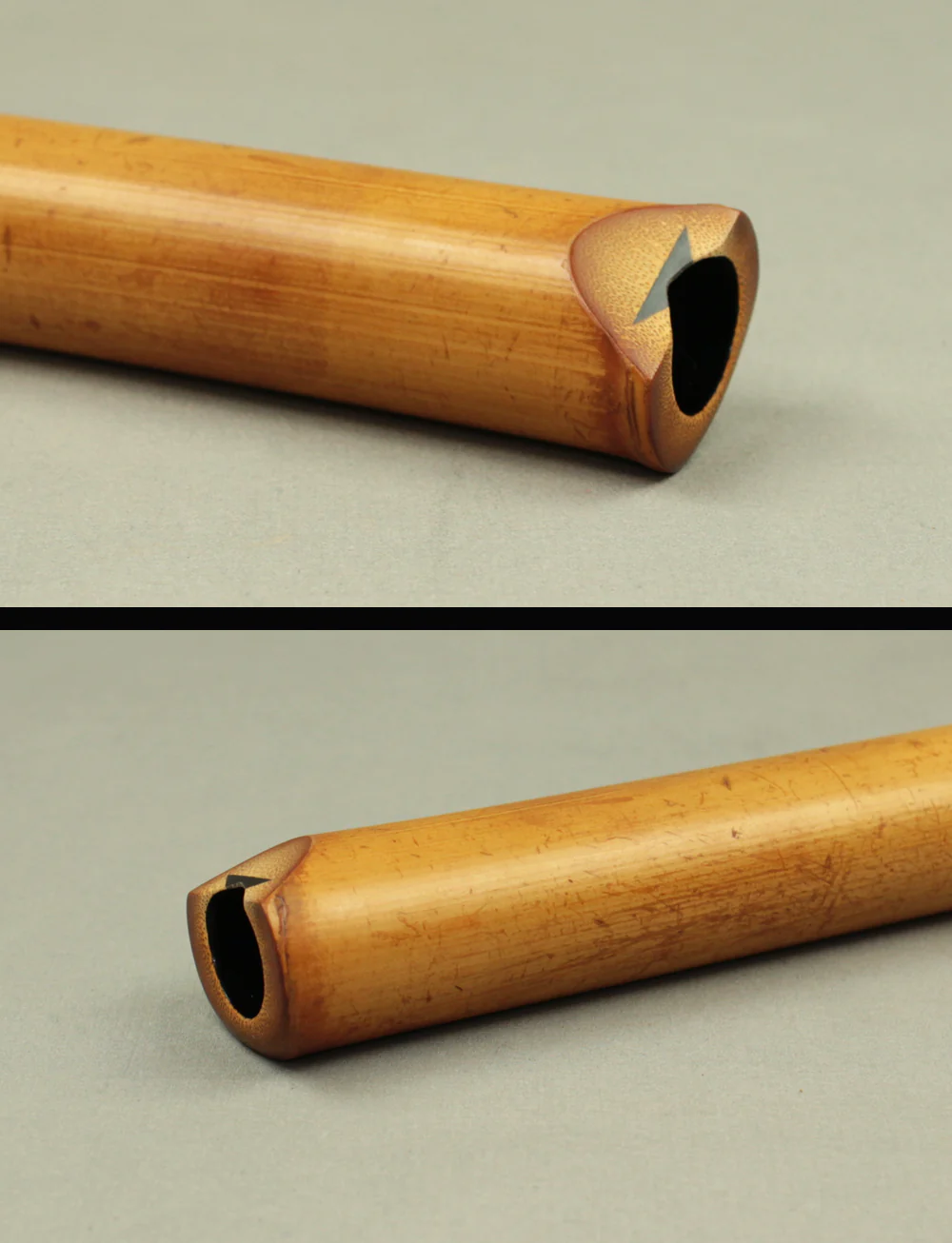 尺八 Shakuhachi Bamboo 琴古流 Kinko-ryu school "竹治 Takeharu" Japanese Traditional Instrument wind flute with Bag S269 - Image 8