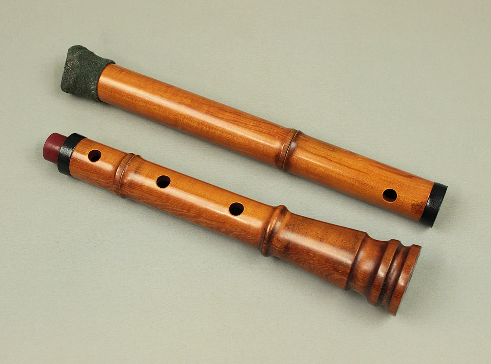尺八 Shakuhachi Wood 都山流 Tozan-ryu school Japanese Traditional Instrument wind flute S268 - Image 2