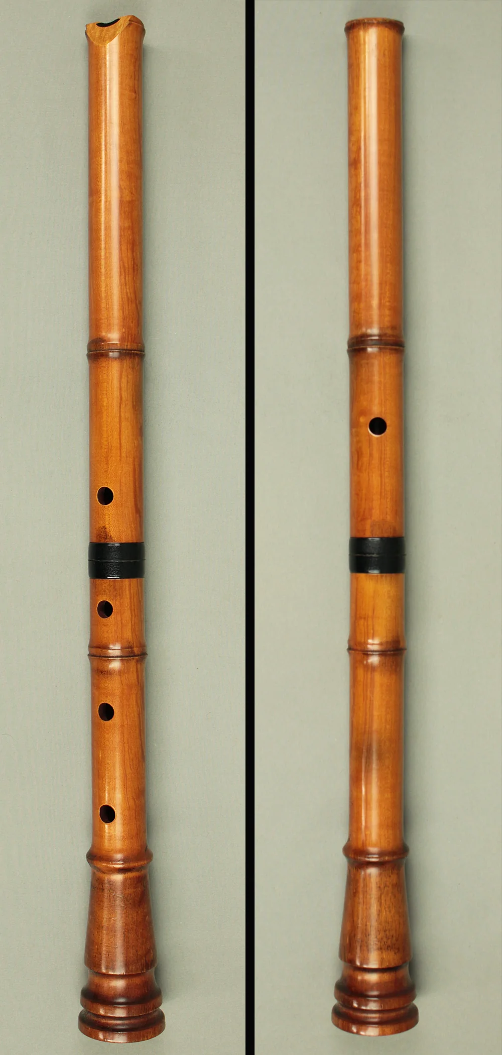 尺八 Shakuhachi Wood 都山流 Tozan-ryu school Japanese Traditional Instrument wind flute S268 - Image 4