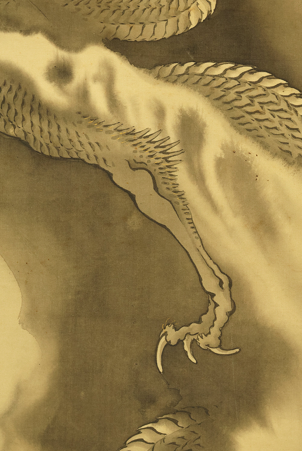 紫雲 Shiun Japanese art kakejiku kakemono wall hanging scroll / Dragon Crossing Over Mount Fuji with Box RE205 - Image 14