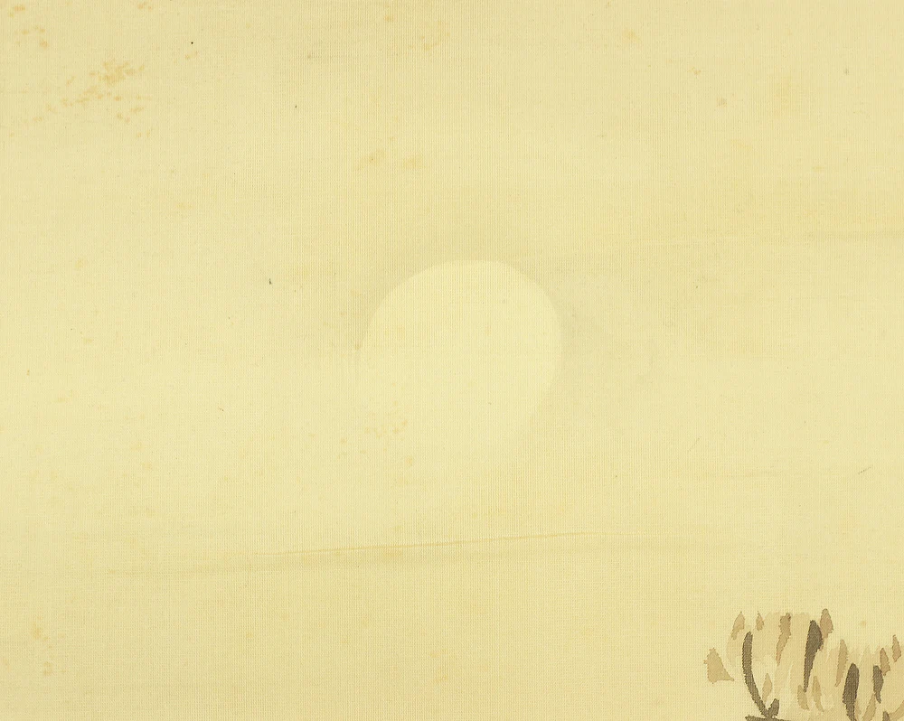 松岳 Shogaku Japanese art kakejiku kakemono wall hanging scroll / Moonlight River Rafting Landscapes RB412 - Image 7