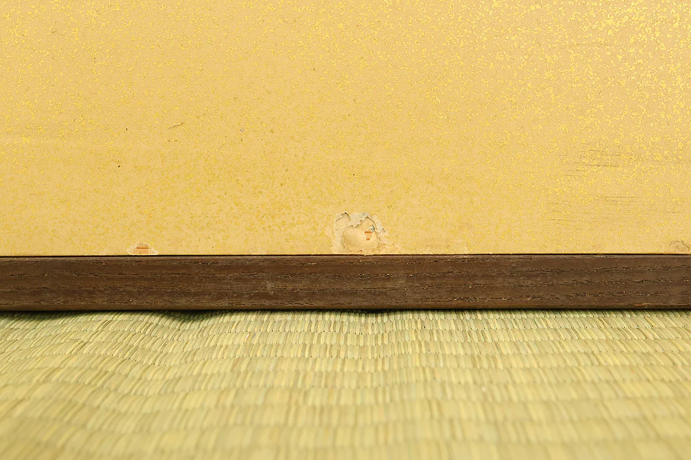 梥谿 Shokei Suiboku Ink Pine Tree, Bamboo, Taihu Stone, and Reishi Mushroom Byobu Two Panels Folding Screens Room Dividers VA953 - Image 30
